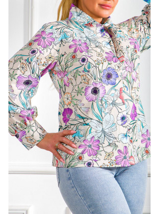 Блузка Клариса цветы