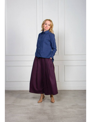 Блузка Марта синяя