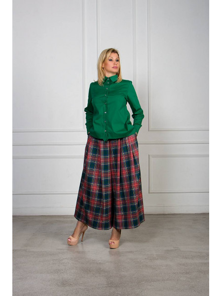 Юбка брюки в клетку