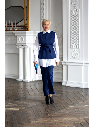 Жилет с поясом