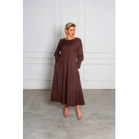 Платье Гимназистка коричневое