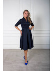 Платье Элизабет тёмно-синие