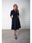 Платье Элизабет тёмно-синие