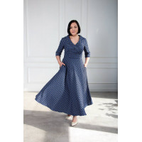 Платье Аделина клетка