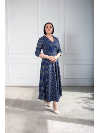 Платье Аделина клетка