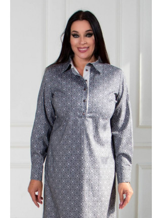 Платье Поло серое