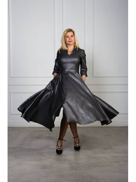 Платье Шерон джинса с блеском