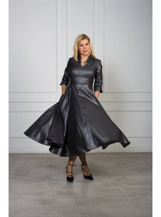 Платье Шерон джинса с блеском