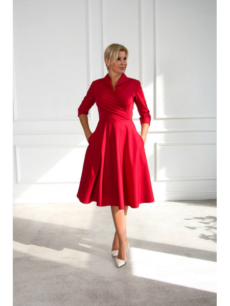 Платье Адель красное