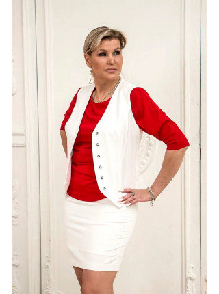 Белый жилет